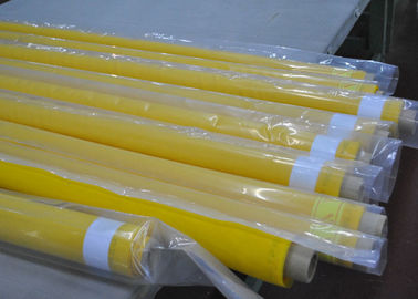 China Faden-Polyester-Maschensieb-Gewebe des Gelb-80 für Textildrucken, 250cm Breite fournisseur