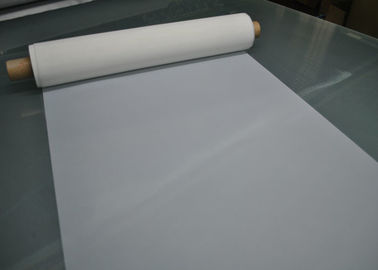 China Hohe Präzisions-Polyester-Siebdruck-Druckmaschen-Weiß für Glasdrucken fournisseur