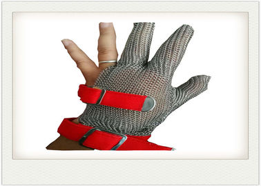 China Schneiden Sie das beständige Edelstahl-Handschuh-Metall, das für Fleischindustrie geschweißt wird fournisseur