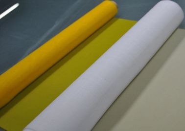 China Weiße/Polyester-Schirm-Masche des Gelb-61T für den Leiterplatte-Druck fournisseur