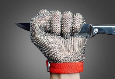 Maschen-Fleisch-Schneidmaschinen-Handschuhe des Edelstahl-SS304 für den Metzger-Schnitt schützend