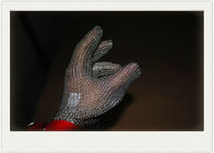Metallmasche geschnittene beständige Handschuhe für den Schnitt des Fleisches, fünf Finger-Metall, das Handschuhe kocht