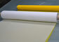50 Polyester-Siebdruck-Masche des Zoll-80T für Keramik-Drucken, weiße/Gelb-Farbe fournisseur