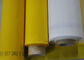 50 Polyester-Siebdruck-Masche des Zoll-80T für Keramik-Drucken, weiße/Gelb-Farbe fournisseur