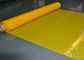 Gelbe Polyester-Maschen-Gewebe-Siebdruck-T-Shirt Druckhohe dichte, 91 Mikrometer fournisseur
