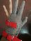 Anti-Stange Messer-Edelstahl-Handschuhe mit fünf Fingern für Schlachthaus fournisseur