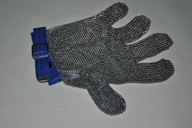 Schneiden Sie beständige 304 Edelstahl-Handschuhe Chainmail-Masche für Metzger, Größen-Gewohnheit