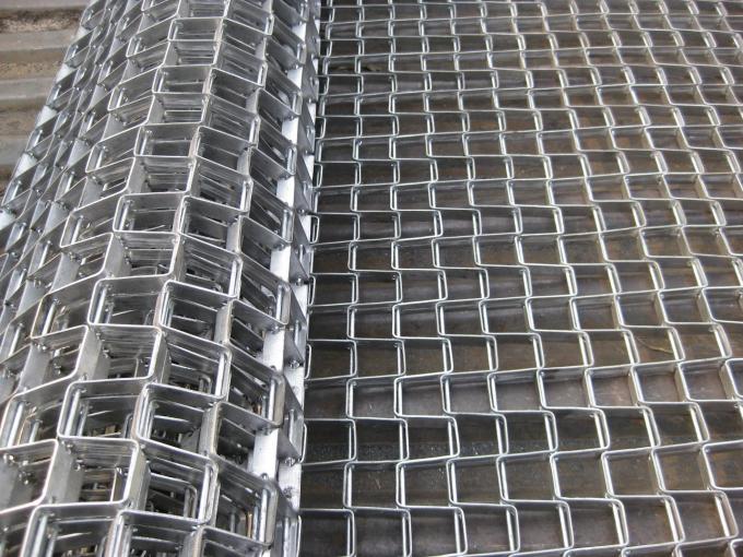 Flachdraht-Maschen-Förderband mit Staininless-Stahl benutzt in den Schwermaschinen
