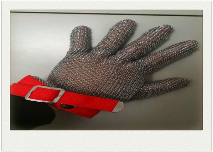 Schneiden Sie das beständige Edelstahl-Handschuh-Metall, das für Fleischindustrie geschweißt wird