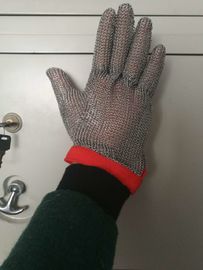 Sicherheits-Edelstahl-Maschen-Metzger-Handschuhe, Kettenhemd-Schutzhandschuhe