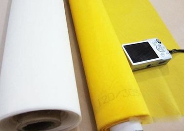 80T 100% Polyester Silk Screen Printing Mesh For Textile Printing , 30-70m/ Roll 