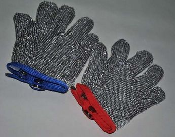 China Schneiden Sie beständige 304 Edelstahl-Handschuhe Chainmail-Masche für Metzger, Größen-Gewohnheit fournisseur