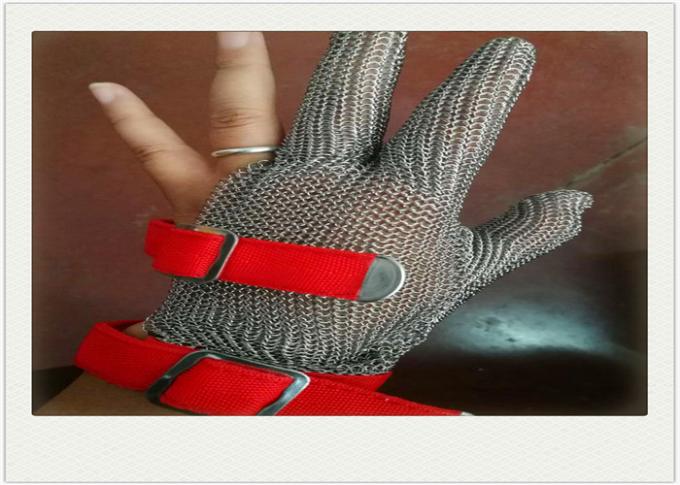 Schneiden Sie das beständige Edelstahl-Handschuh-Metall, das für Fleischindustrie geschweißt wird